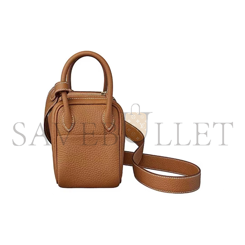 HERMES LINDY MINI 19 BAG H079086CC37 (19*12*9.5cm)